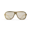 Сонцезахисні окуляри із золотою решіткою